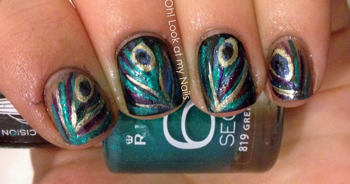 Oh! Look at my Nails: I wanna see your Peacock!