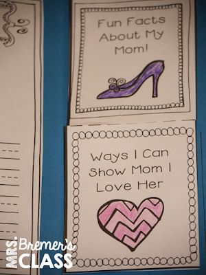 Mother's Day Lapbook: a unique twist on the usual Mother's Day card! Perfect for students in K-2. Makes a sweet keepsake! #mothersday #lapbook #kindergarten #1stgrade #2ndgrade