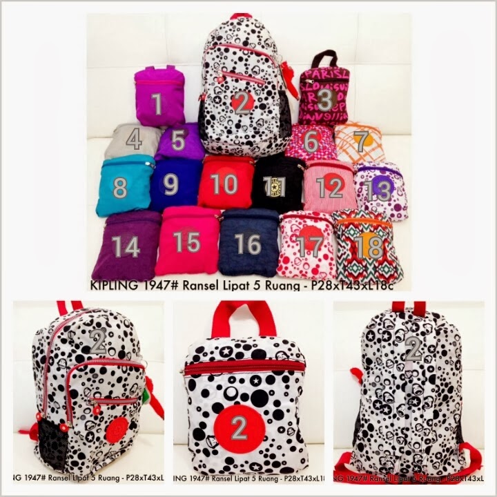 Kipling Shop Indonesia Kipling Super 1947 Backpack Lipat 5R Rp 140.