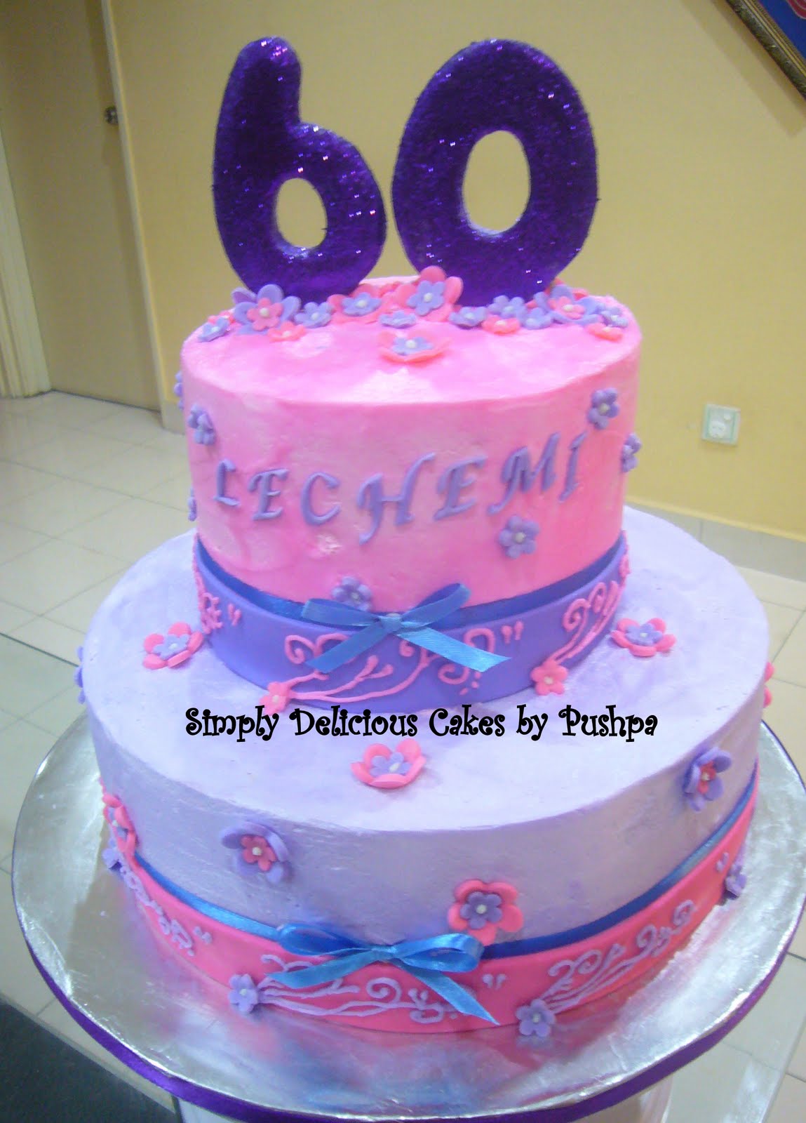SIMPLY DELICIOUS CAKES: 60th Birthday Cake