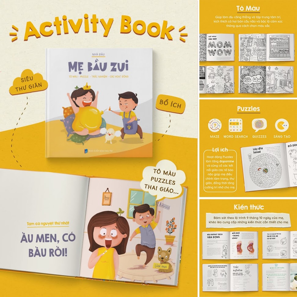 [A116] Bà Bầu nên đọc sách gì giúp Con thông minh?