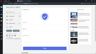 Membuat Halaman Kontak Blog Membuat Halaman Kontak Blog
