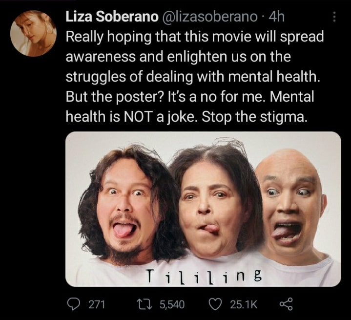 'Tililing' director, Baron Geisler react to Liza Soberano's criticism