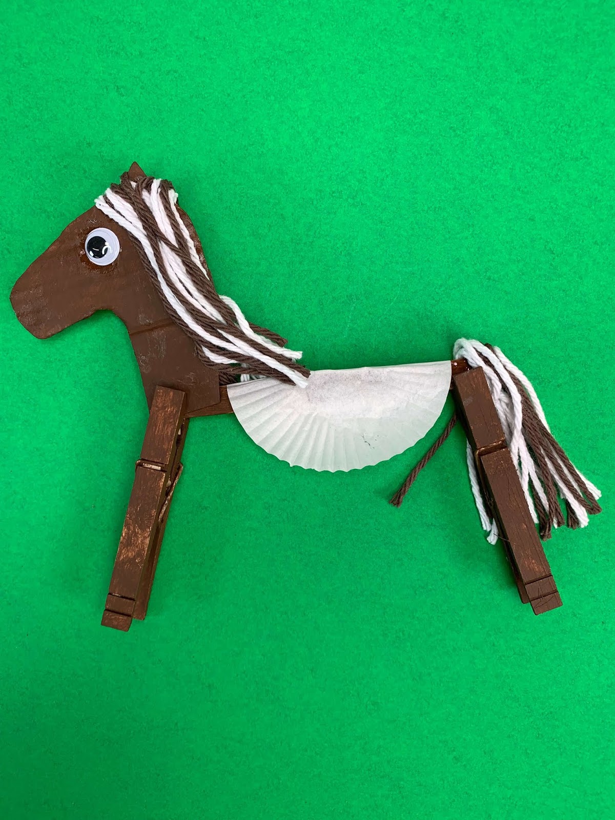 Clothespin Horse Craft for Kids 🐴 Filipino Parenting