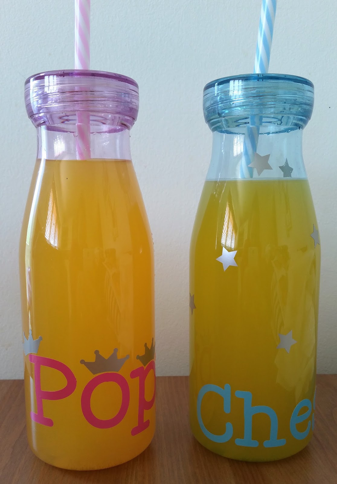 Silhouette UK Vinyl decal Water Bottles