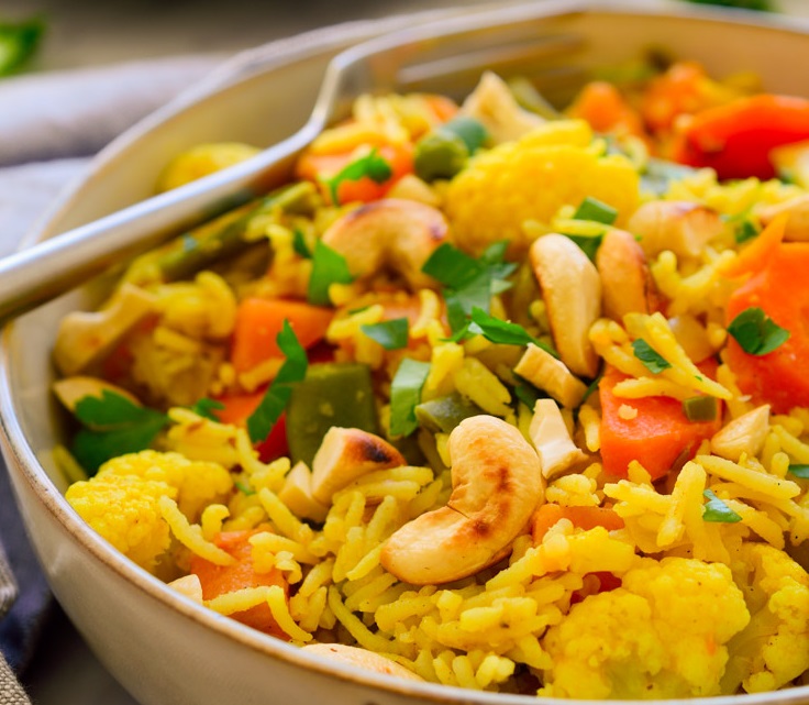 INGRID PEGUERO Arroz Pilaf con Verduras