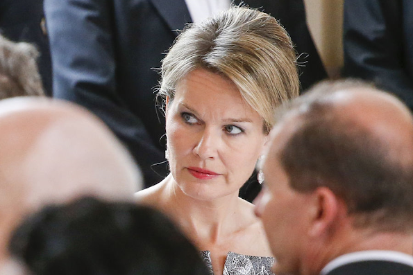 King and Queen Mathilde received the participants of Brussels-Asia Society Dialogue for dinner at the Royal Palace in Laeken