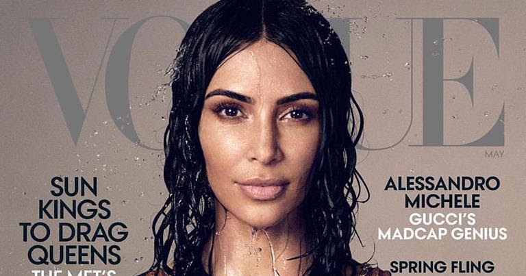 DIARY OF A CLOTHESHORSE: Kim Kardashian West covers Vogue US May 2019