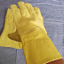 Sarung Tangan Safety Argon Kuning.