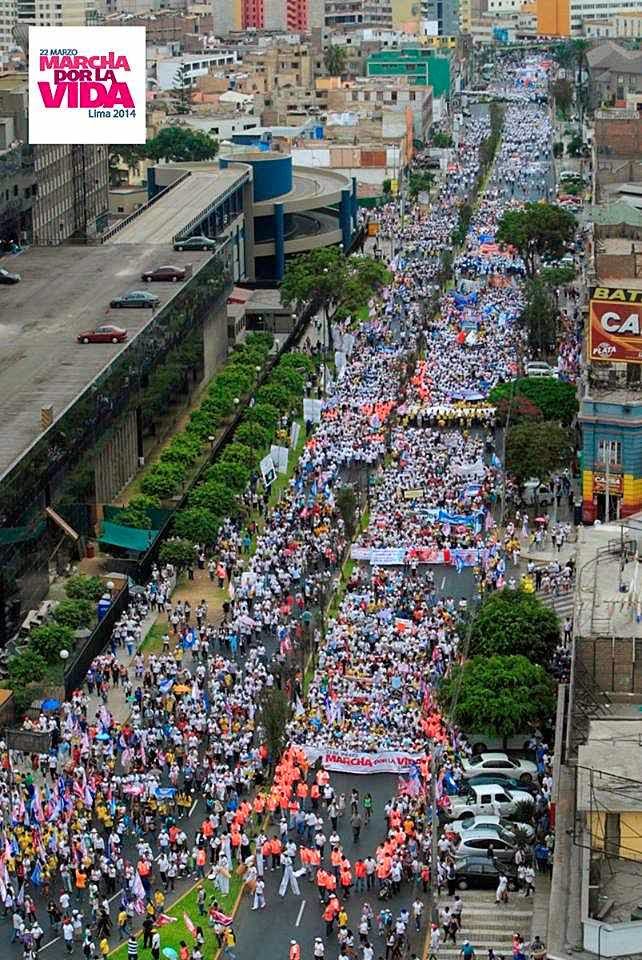 Marcha pela Vida, Lima. 22.03.2014