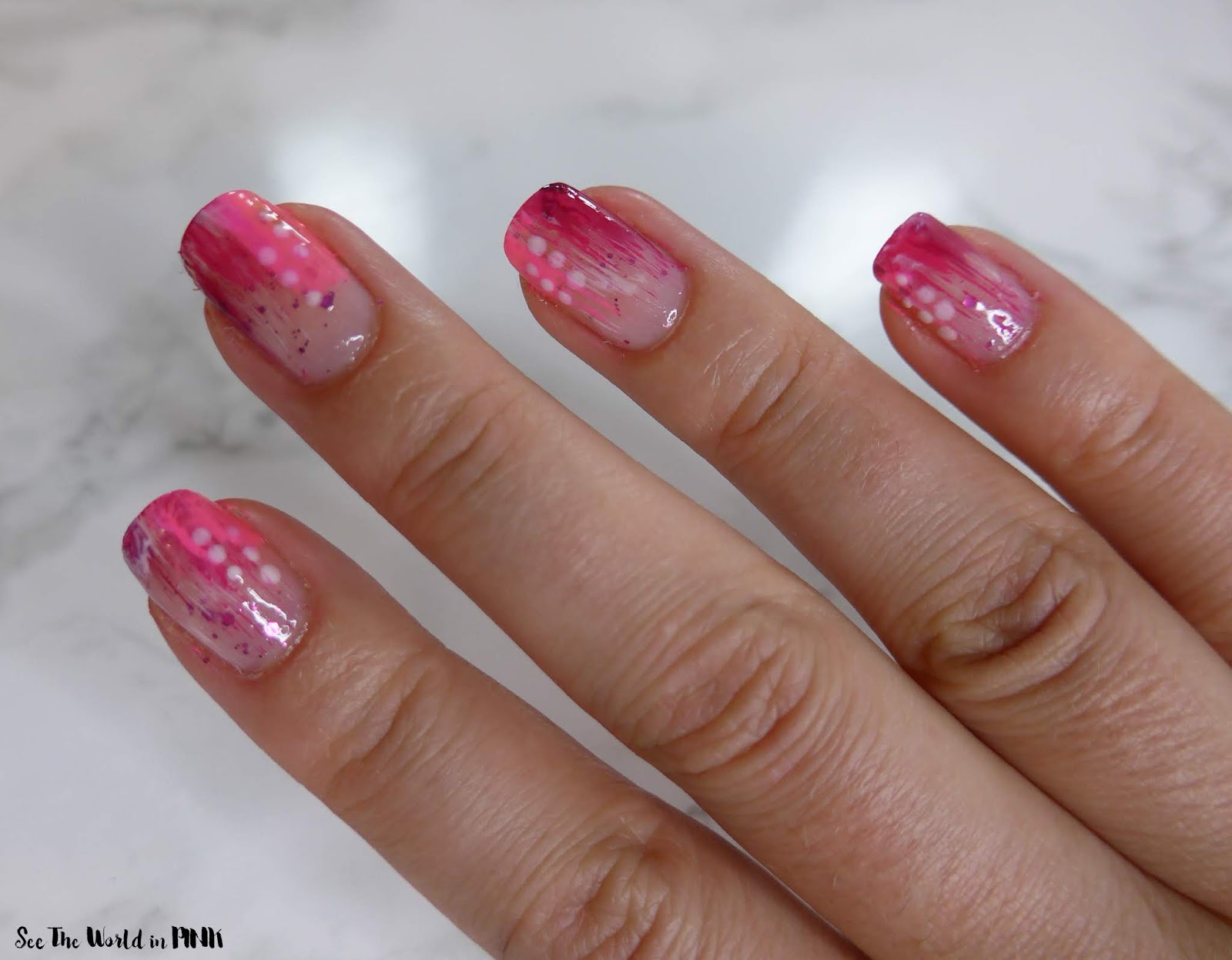 Manicure Monday - Summer Abstract Nails 