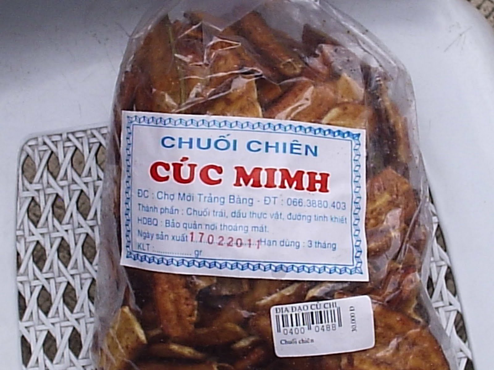 Chuoi Chien Vietnamese Banana Chips Security Blanket