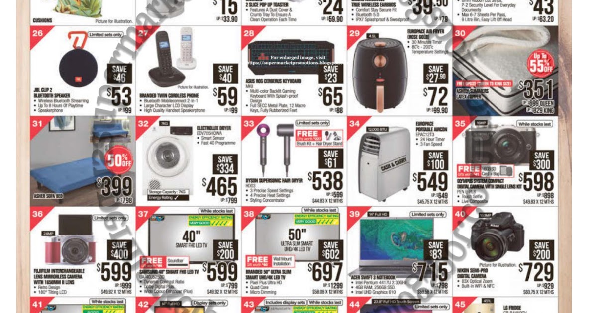 Harvey Norman Clearance Deals Of The Week 06 12 February 2020