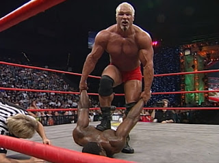 WCW Halloween Havoc 2000 - Scott Steiner challenged Booker T for the World Heavyweight Championship
