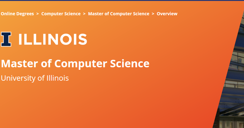 Online Master's in Computer Science