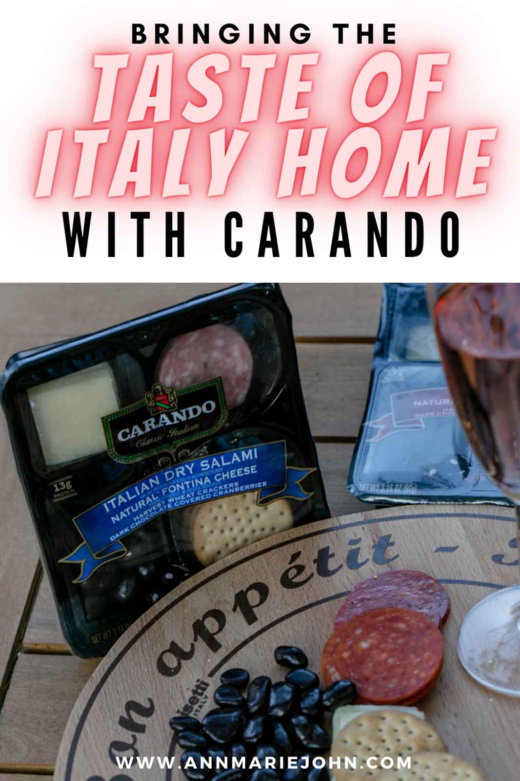 Want to bring the taste of Italy home? Find out how you can do so with Carando.