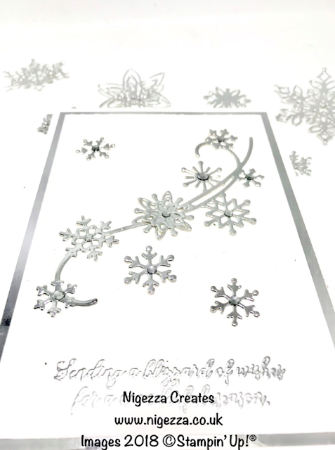 Snow is Glistening Christmas Card #3 Nigezza Creates