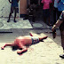 Homem ataca policial, resiste a prisão e é atingido com tiros no centro de Campo Formoso-BA.