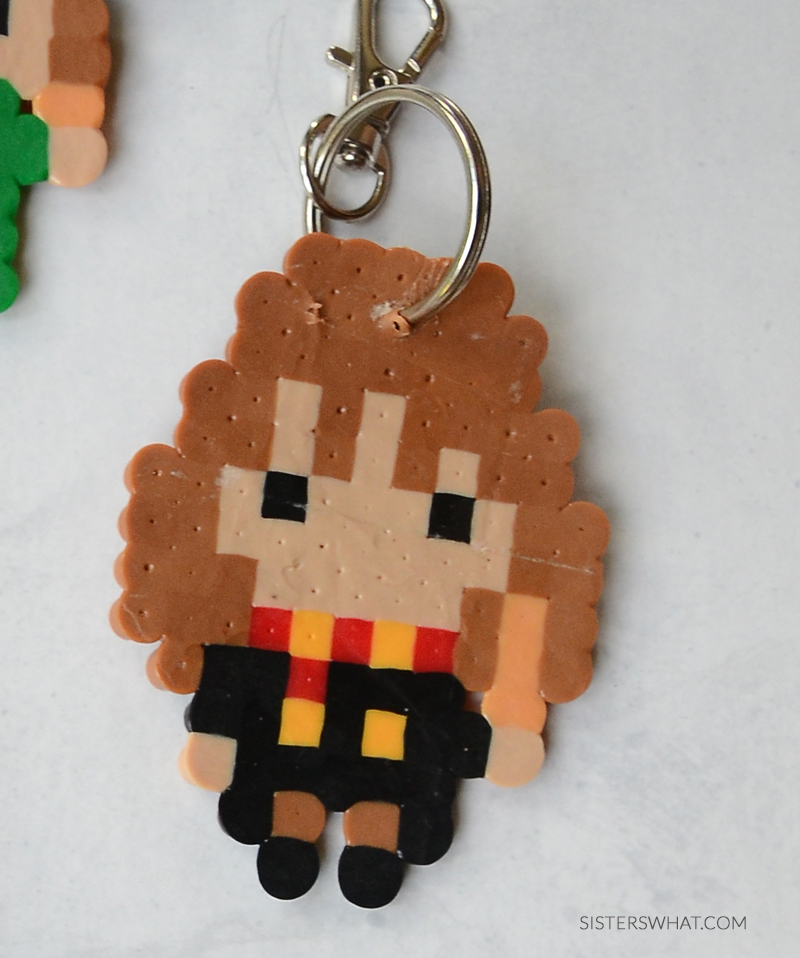Harry Potter Perler Bead Patterns and Keychains Book Review Sisters
