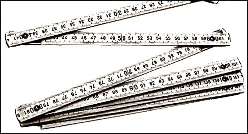 Conversion table - chart - inches to millimeter