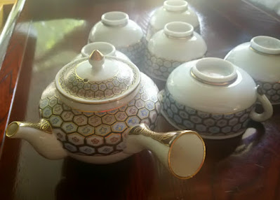 九谷焼の煎茶道具