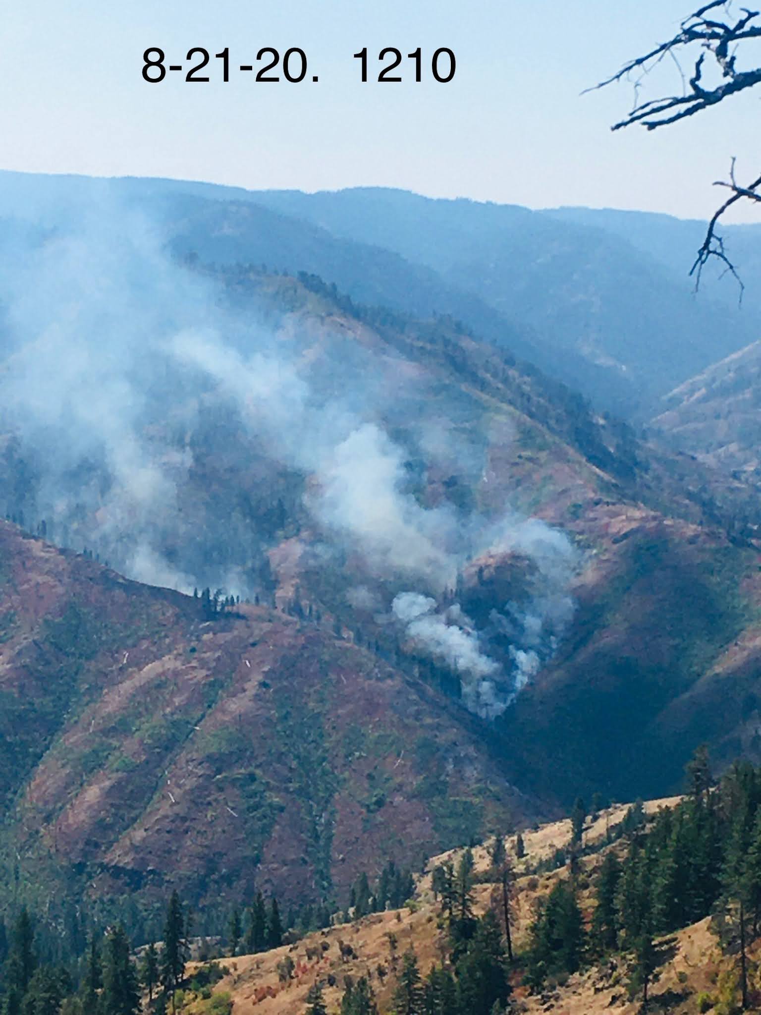 Blue Mountain Fire Information Umatilla National Forest Lightning Fire