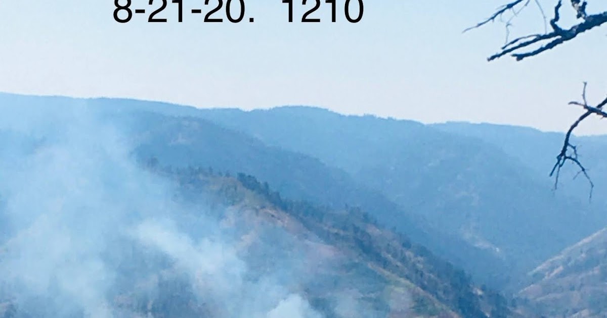Blue Mountain Fire Information Umatilla National Forest Lightning Fire
