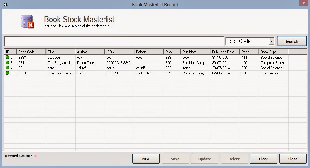 Simple library management system in java code without database - mazjournal