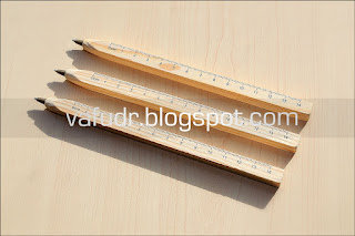 Handmade wooden environmental ruler ballpoint pen