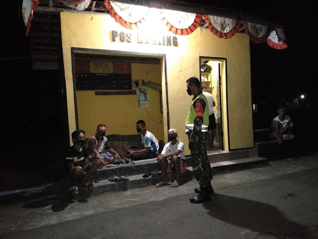 Patroli Pos Kamling Babinsa Sampaikan Himbauan Pencegahan Covid 19 Patroli Pos Kamling Babinsa Sampaikan Himbauan Pencegahan Covid 19