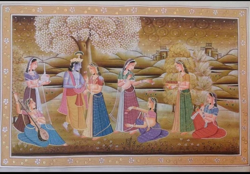 Krishna leela image 
