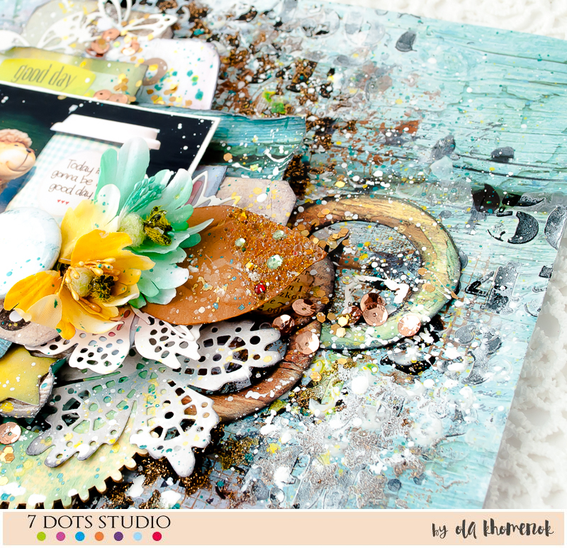 LikeArtStudio by Ola Khomenok 2 Mixed Media projects + video tutorial