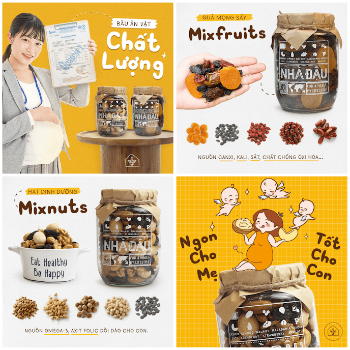 [A36] Tham khảo thực đơn bữa phụ dinh dưỡng cho Mẹ Bầu