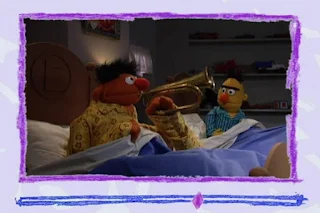 Ernie wishes Elmo good night and goes to sleep. Bert is now fully awake. Sesame Street Elmo's World Sleep Video Email