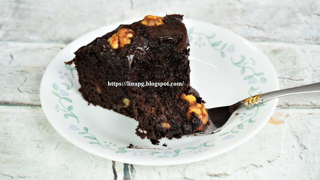 kek pisang kayang, resepi kek pisang coklat, kek pisang viral