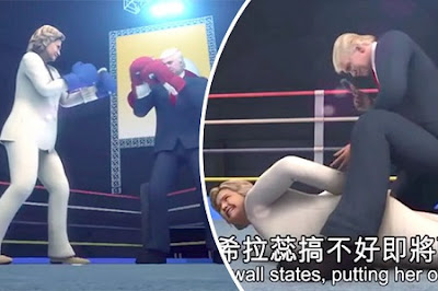Watch as Donald Trump Brutally Punches Hillary Clinton in this New Election Video 