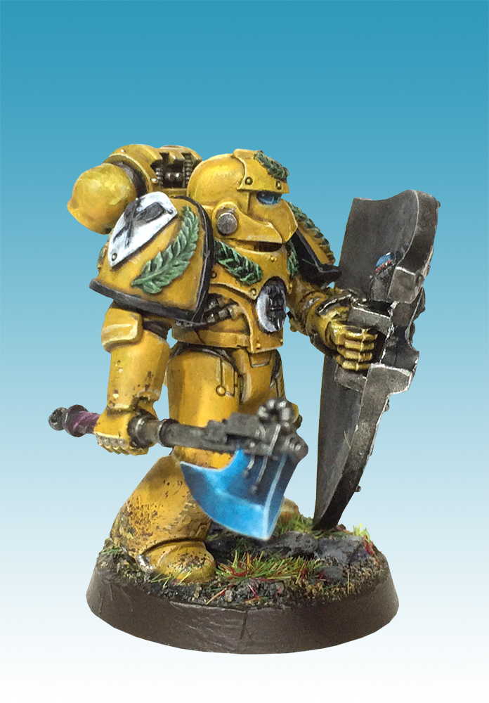 WIP: Imperial Fists Phalanx Warder squad (#1) .