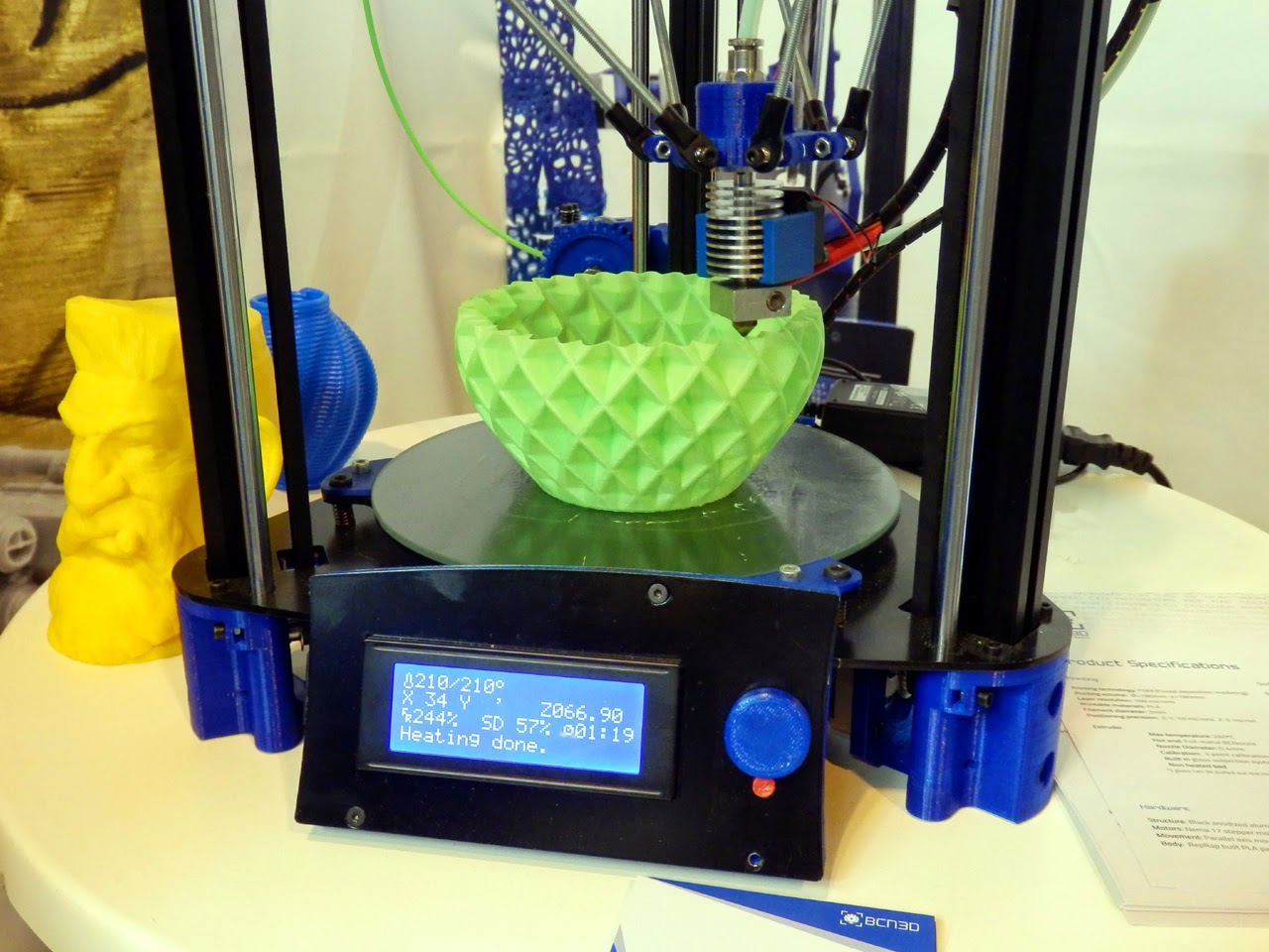 Reprap development and further adventures in DIY 3D printing October 2014