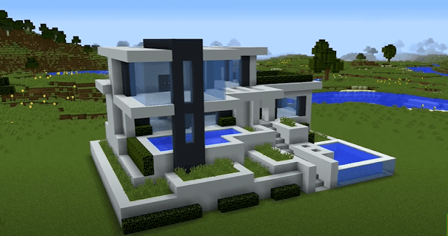Minecraft modern house ideas and designs