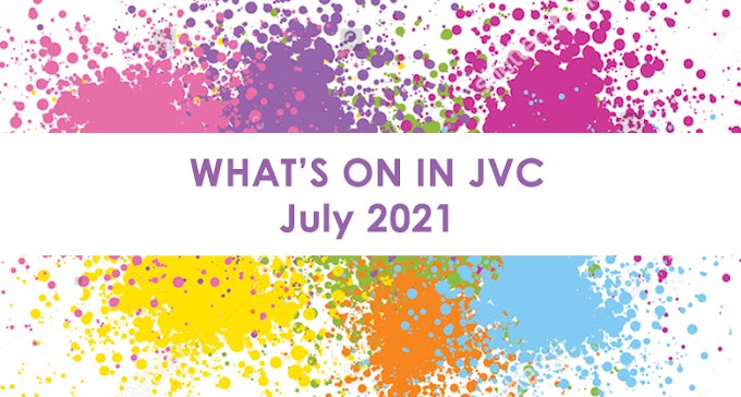 Classes, Events And Meetings In JVC - July 2021