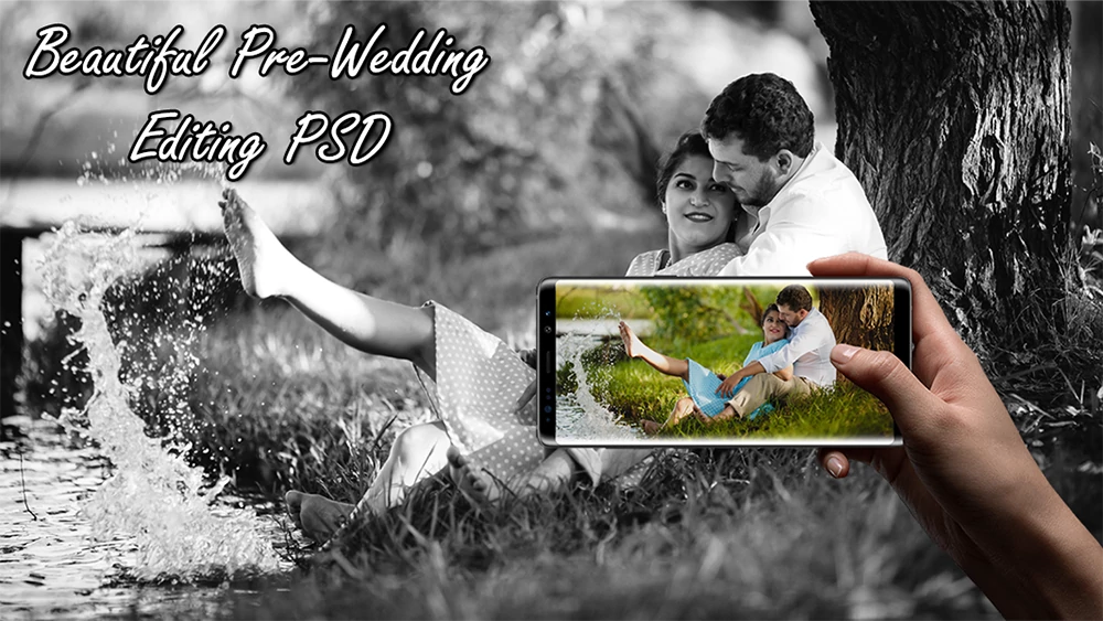 12+ Beautiful Pre-Wedding Editing Mockup PSD