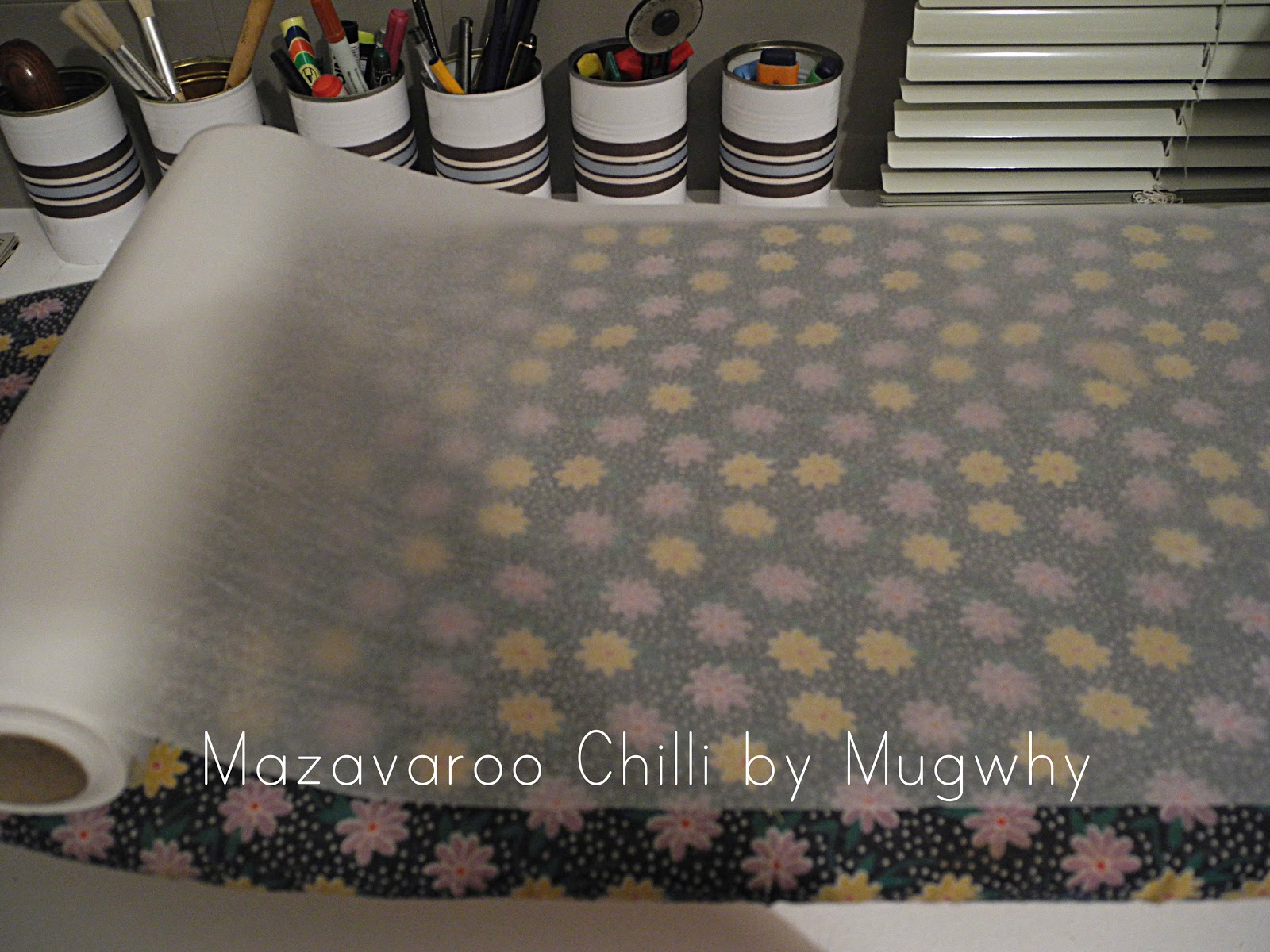 Mugwhys Vintage Wax Paper, Flower, Tea Light Lanterns.... Tutorial