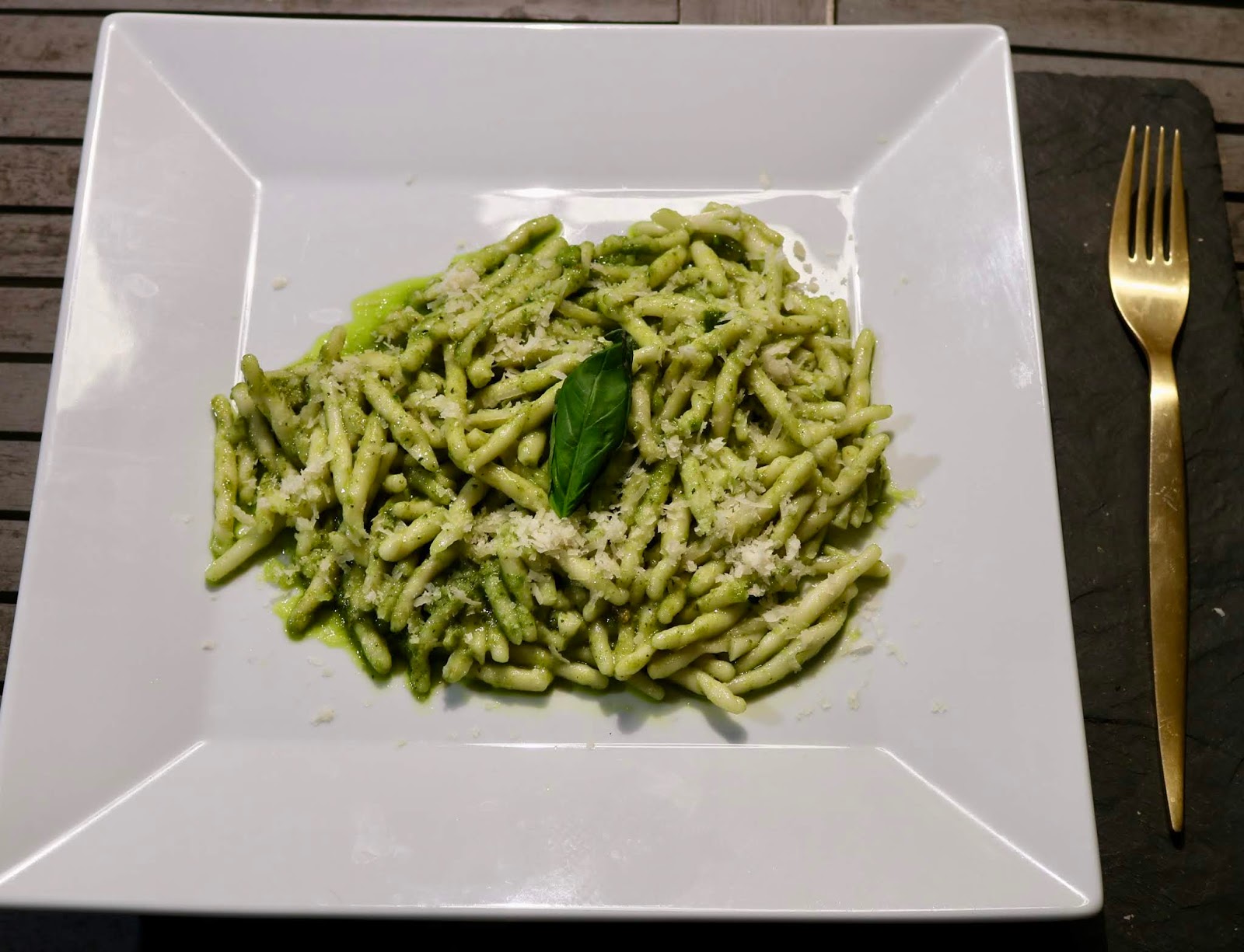 Pasta mit Basilikum Pesto Pasta mit Basilikum Pesto