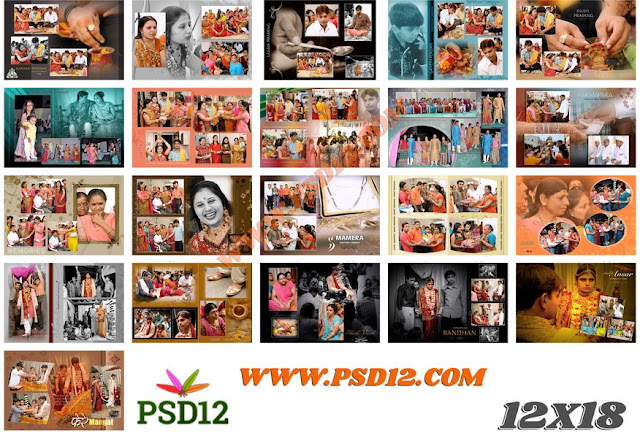 12x18 All Size Photo Album Big Big PSD Collection