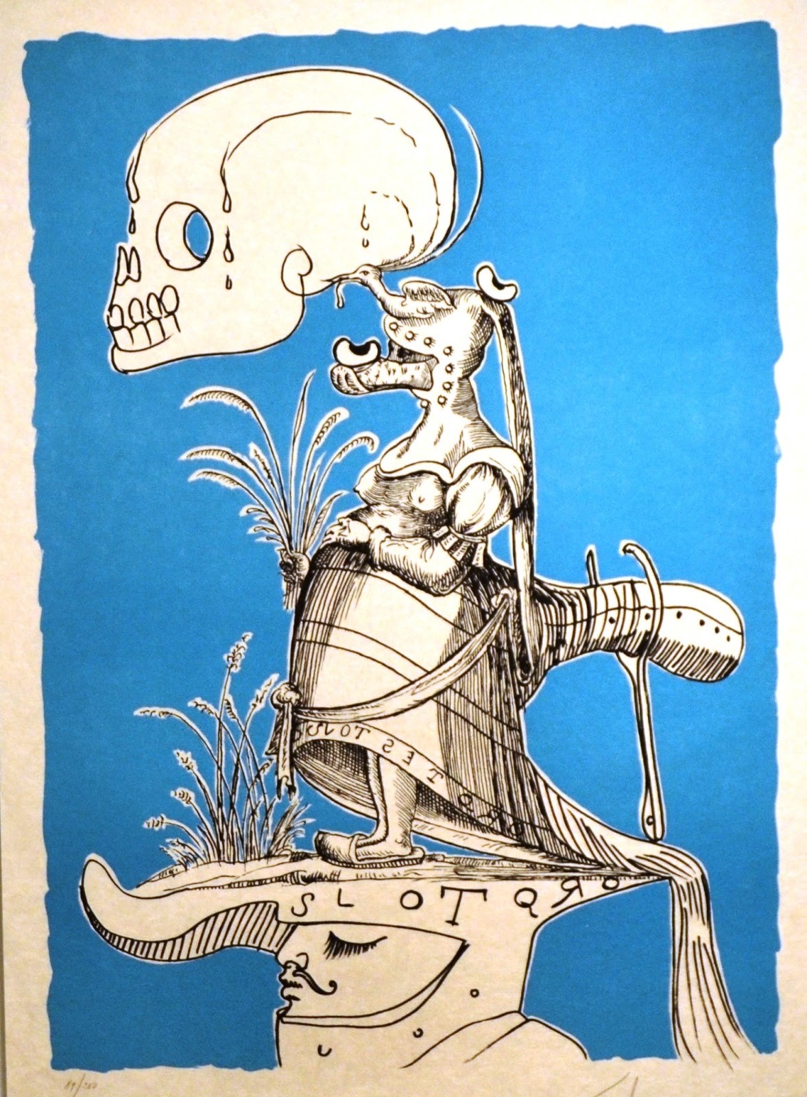 Сальвадор дали человеческие пороки серия картин