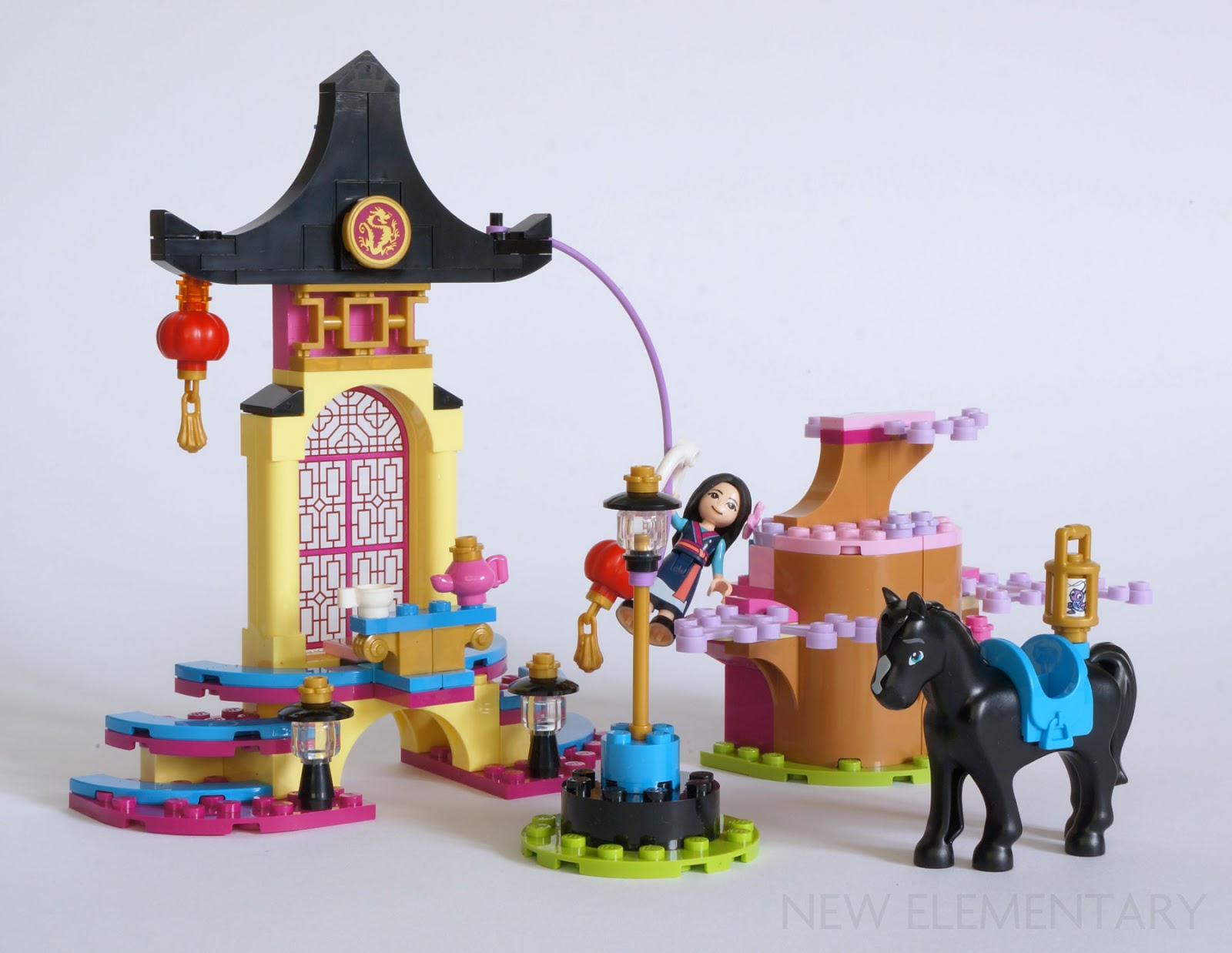 Lego City Disney Mulan set 43174 sticker large NEW 