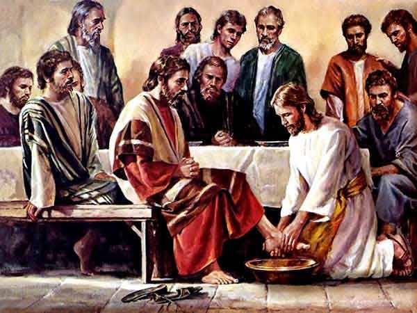 jesus washing the disciples feet clipart - photo #20