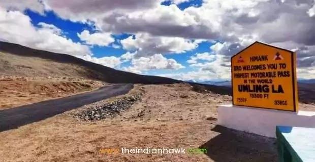 World’s Highest Motorable Road Umlingla Pass, BRO Creates History at 19,300 Feet in Ladakh