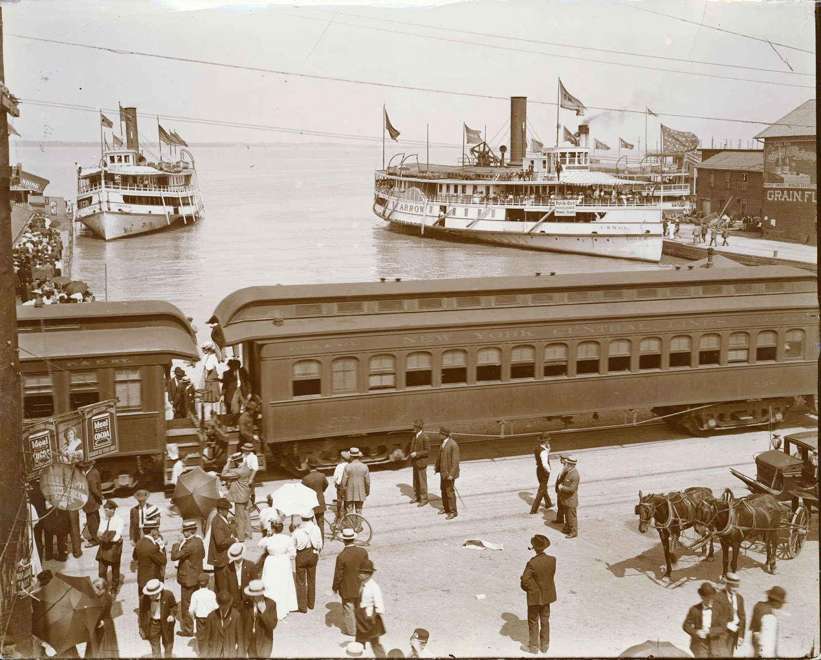 Sandusky History Sandusky’s Busy Waterfront
