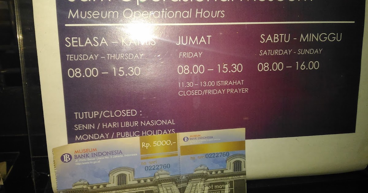 Wisata Edukasi Ke Museum Bank Indonesia Traveller And Writer